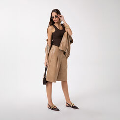 Bermuda camel con taglio moderno, Primadonna, 276504110EPCAMEM, 004 preview