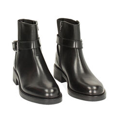 Boot noire en cuir, Primadonna, 24S212036PENERO036, 002a