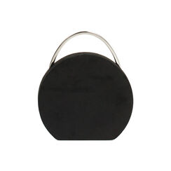 Clutch nera in microfibra, Primadonna, 261123006MFNEROUNI, 001 preview