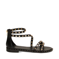 Sandalias planas negras, Primadonna, 234922854EPNERO036, 001a