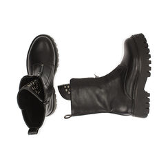 Bikers noires, talon 4,5 cm , Primadonna, 180628921EPNERO036, 003 preview