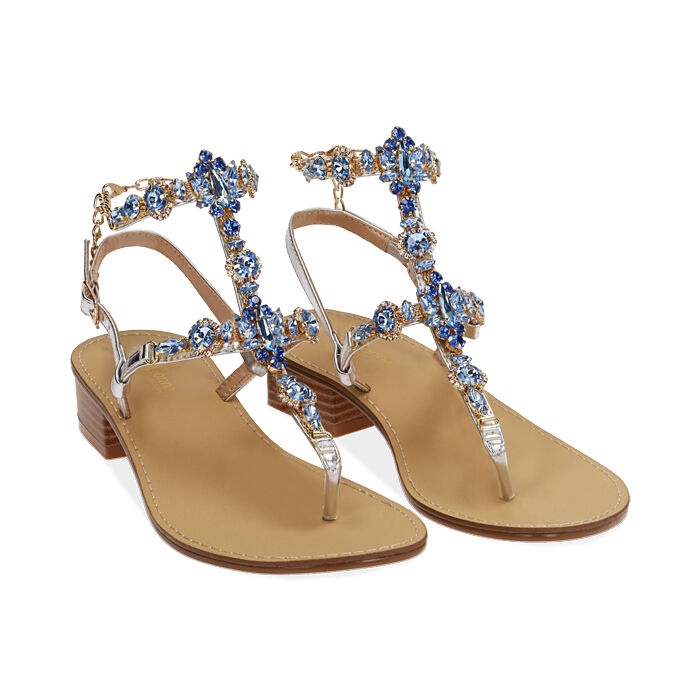 scarpe gioiello argento