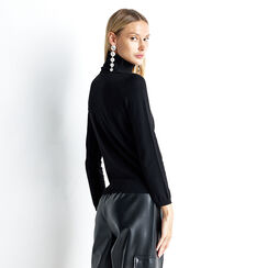 Maglia nera collo alto, Primadonna, 22U423642TSNEROL, 003 preview