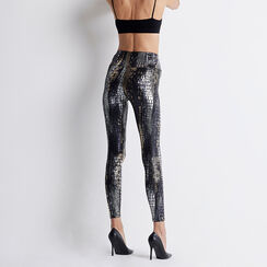 ABBIGLIAMENTO LEGGING SINTETICO PITONE A, Primadonna, 22B400301PTARGEUNI, 002a