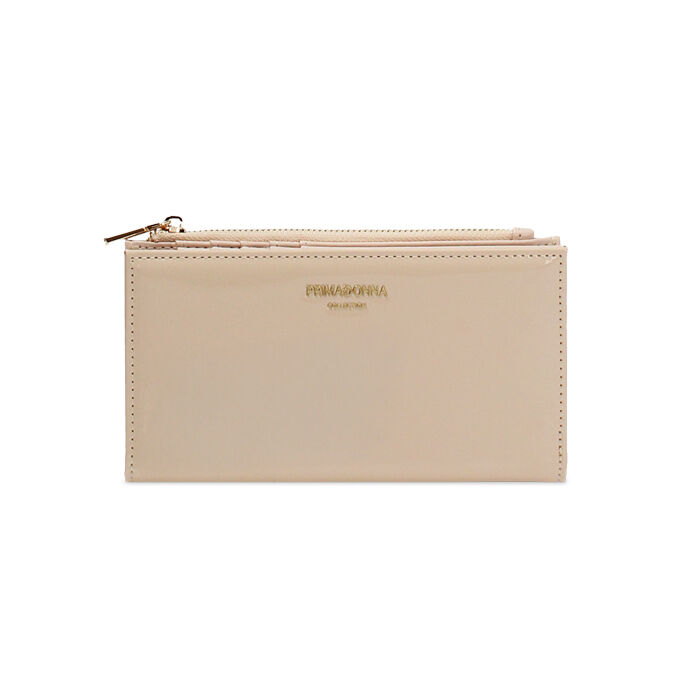 Portefeuille beige avec d&eacute;tails &eacute;l&eacute;gants, Primadonna, 275103063VEBEIGUNI