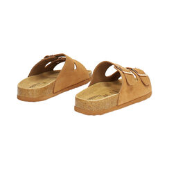 Fussbett donna cognac in camoscio, Primadonna, 25R300028CMCOGN036, 003 preview