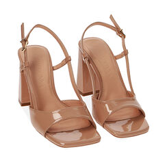 ZAPATOS SANDALIA SINTETICO CHAROL NUDE, Primadonna, 212168804VENUDE035, 002a