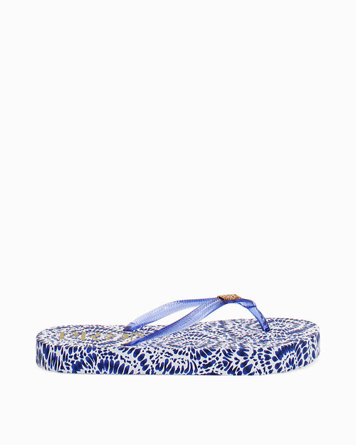 Sandales de plage bleues style vif, BLUE