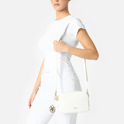 Borsa a tracolla donna bianca, Primadonna, 255705312EPBIANUNI, 002 preview
