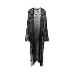 Poncho donna nero in tessuto, Primadonna, 25B450105TSNEROUNI, 003 preview