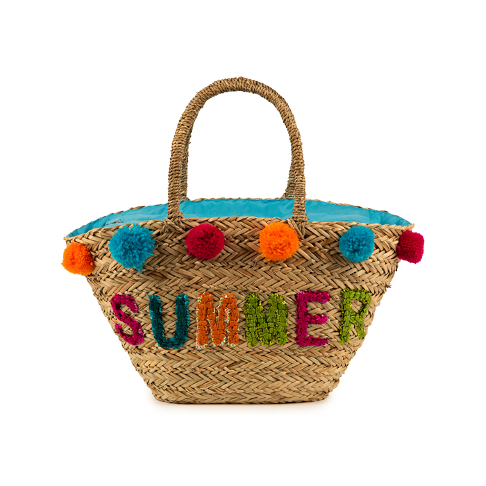 Borsa Multicolor In Paglia Primadonna Collection