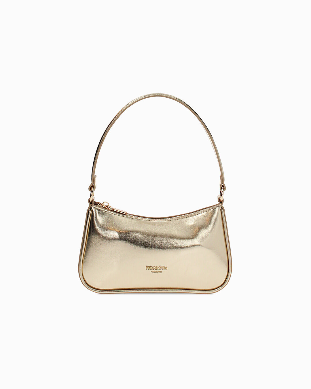 Mini bag oro con tracolla removibile