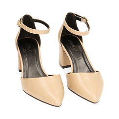 Décolleté beige, tacco 6 cm, Primadonna, 224942231EPBEIG036, 002 preview
