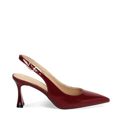 Escarpins slingback femme cerise moyen, Primadonna, 252141101VECHER039, 001a