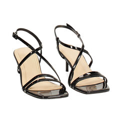 Sandale à talons femme noir vernis, Primadonna, 25M742901VENERO035, 003 preview