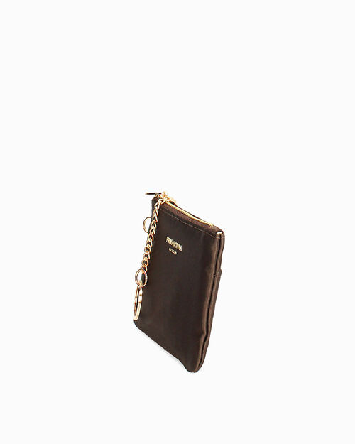 Porte-monnaie marron &eacute;l&eacute;gant, DK BROWN