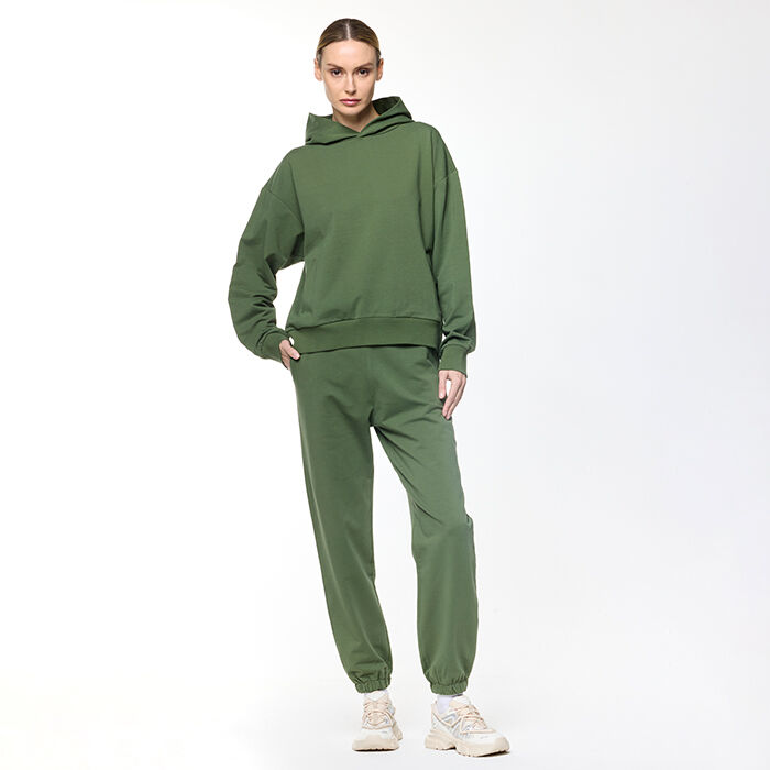 Felpa kobe top donna verde