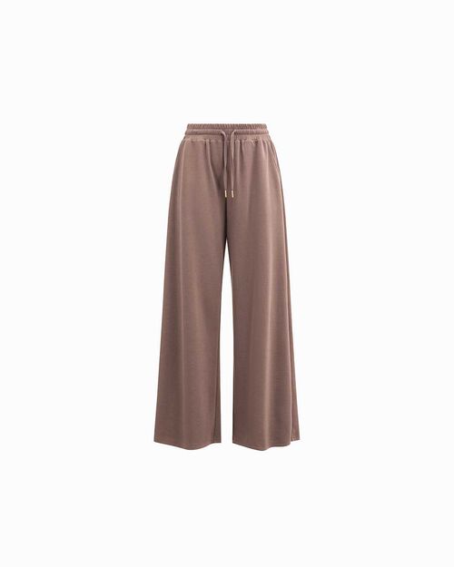 Pantalon de jogging taupe femme en tissu, TAUPE