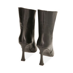 Bottines en cuir noir, talon 10 cm , Primadonna, 20L670150PENERO035, 003 preview