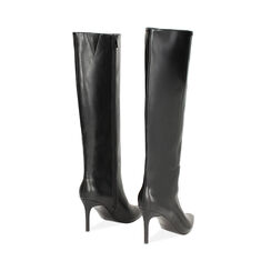 Stivali neri con tacco di 8,2 cm per uno stile audace, Primadonna, 264966601EPNERO036, 004 preview
