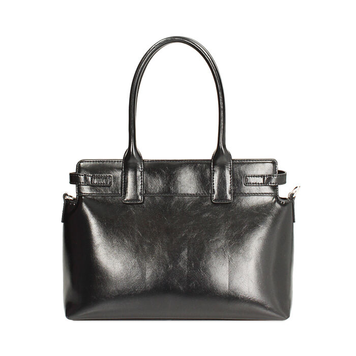 Borsa A Mano In Pelle King Pratesi Ristonchi - Made In Italy, 31x24x12 Cm, Effetto Coccodrillo - 2