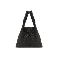 Mini sac noir en microfibre avec strass, Primadonna, 265126666MPNENEUNI, 005 preview