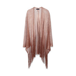 Poncho donna rosa oro in tessuto laminato, Primadonna, 25B450208TSRAORUNI, 001a