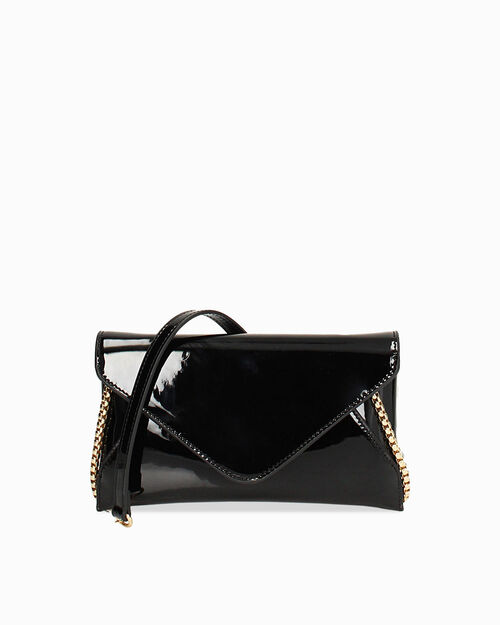 Borsa a tracolla nera con eleganza senza tempo, BLACK