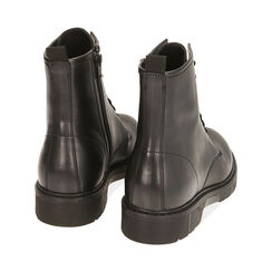 Anfibi neri in pelle, Primadonna, 22B810802PENERO035, 004 preview