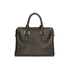 Borsa a mano nera in pelle, Primadonna, 22U309901PENEROUNI, 003 preview