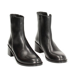 Boot noire en cuir, Primadonna, 24N530065PENERO035, 002a