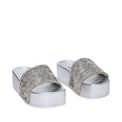 Sandalias de playa plateadas con piedras, Special Price, 230900909ETARGE038, 002a