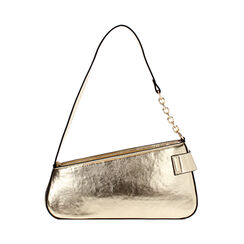 Mini bag donna oro in laminato con fibbia, Primadonna, 25M740195LMOROGUNI, 004 preview