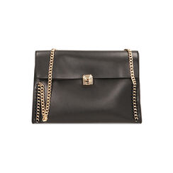 Borsa a spalla nera chain, Primadonna, 225125213EPNEROUNI, 001 preview