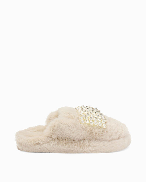 CHAUSSURES POUR FEMMES  FUR PANN, CREAM