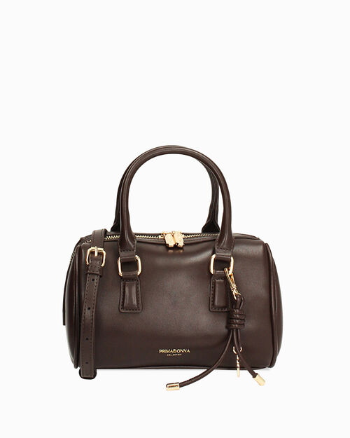 Mini bag testa di moro con tracolla removibile, DK BROWN