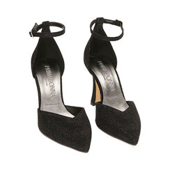 Décolleté nere glitter, tacco 9,5cm , Special Price, 18L412651GLNERO037, 002 preview