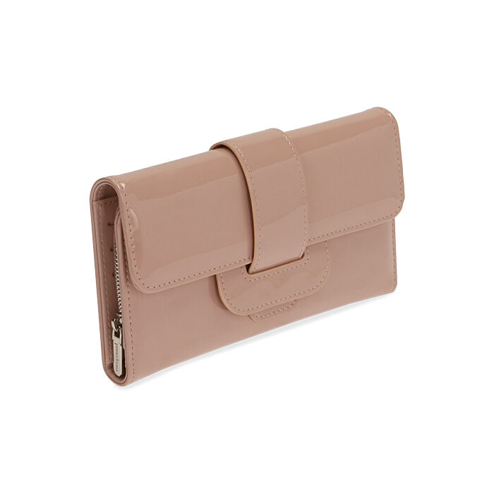 Cartera piel charol nude | Colección Primadonna Collection
