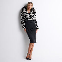 Cappotto nero/bianco zebra, Primadonna, 22B402301FUNEBIL, 005 preview