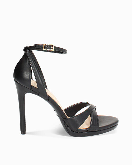WOMEN SHOES SANDAL SYNTHETIC NERO, BLACK