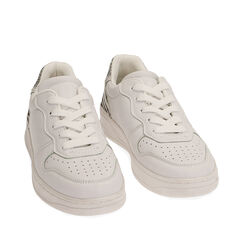 Sneakers blanc/argent, SOLDES, 190622311EPBIAR035, 002a
