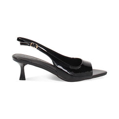 Sandale à talon femme noir semi-ouverte, Primadonna, 25M554202VENERO036, 001 preview