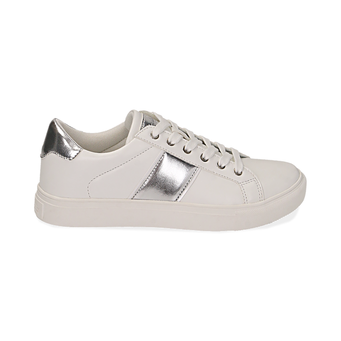 Sneakers Bianche In Eco Pelle Primadonna Collection