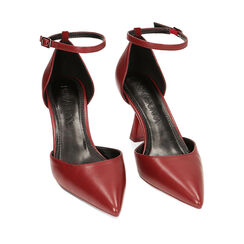 WOMEN SHOES OPEN SHANK SYNTHETIC BORD, 224934819EPBORD035, 002a