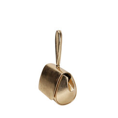 Mini bag oro laminato, Primadonna, 215102428LMOROGUNI, 002a