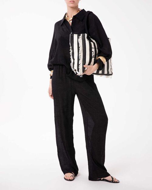 CLOTHING SEA COORDINATE FABRIC NERO, BLACK