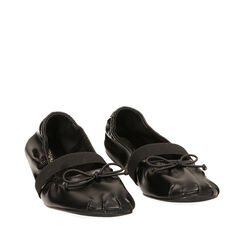 WOMEN SHOES BALLERINA SYNTHETIC NERO, Nueva Coleccion Zapatos, 224999201EPNERO035, 002a