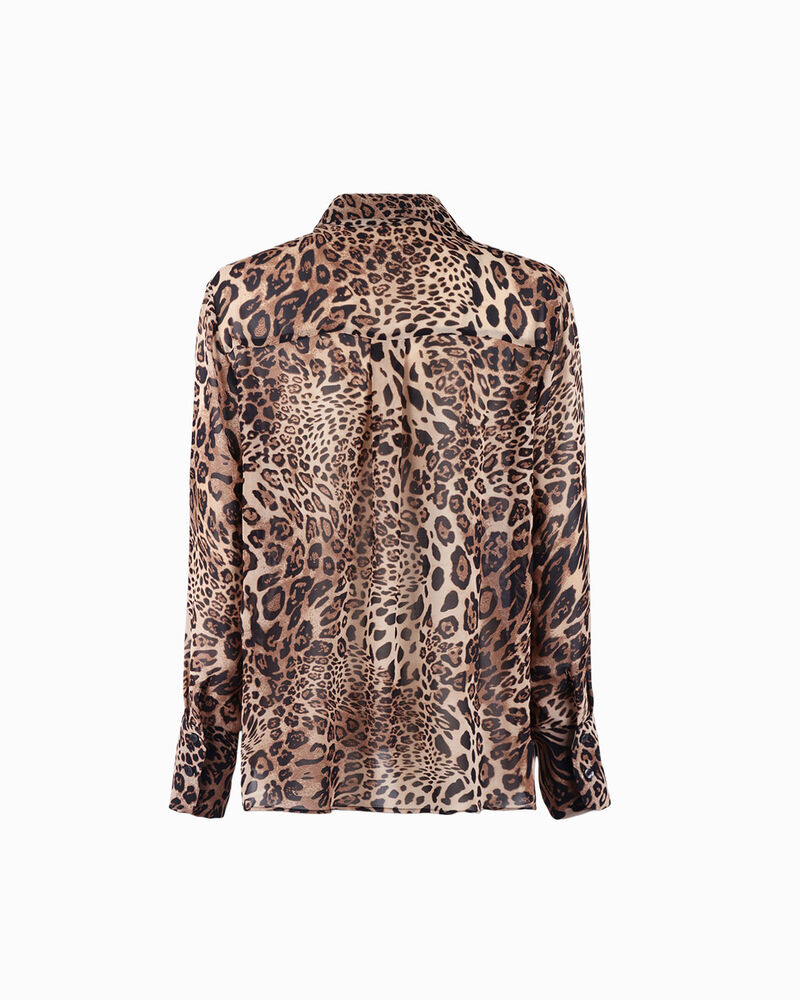 Camicia donna leopardata image number null