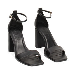Sandalias con tacones negras, 232105106EPNERO037, 002a