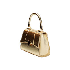 Mini sac femme or en laminé, Primadonna, 255126063LMOROGUNI, 003 preview